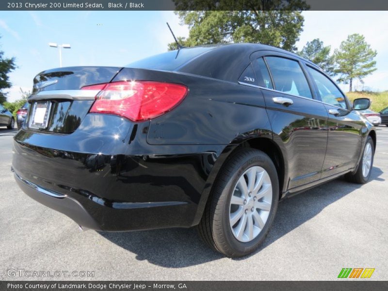 Black / Black 2013 Chrysler 200 Limited Sedan