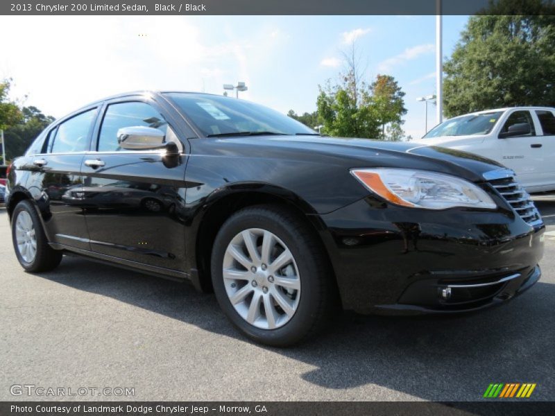 Black / Black 2013 Chrysler 200 Limited Sedan