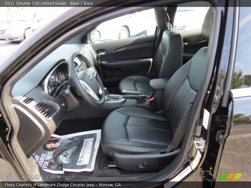 Black / Black 2013 Chrysler 200 Limited Sedan