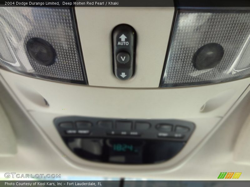 Deep Molten Red Pearl / Khaki 2004 Dodge Durango Limited