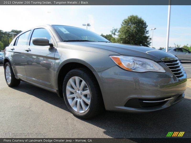 Tungsten Metallic / Black 2013 Chrysler 200 Touring Sedan