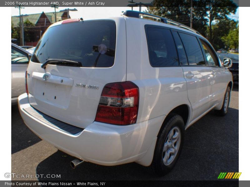 Super White / Ash Gray 2006 Toyota Highlander 4WD