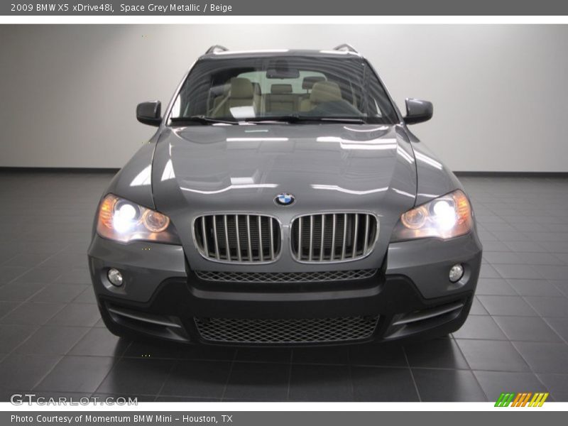 Space Grey Metallic / Beige 2009 BMW X5 xDrive48i