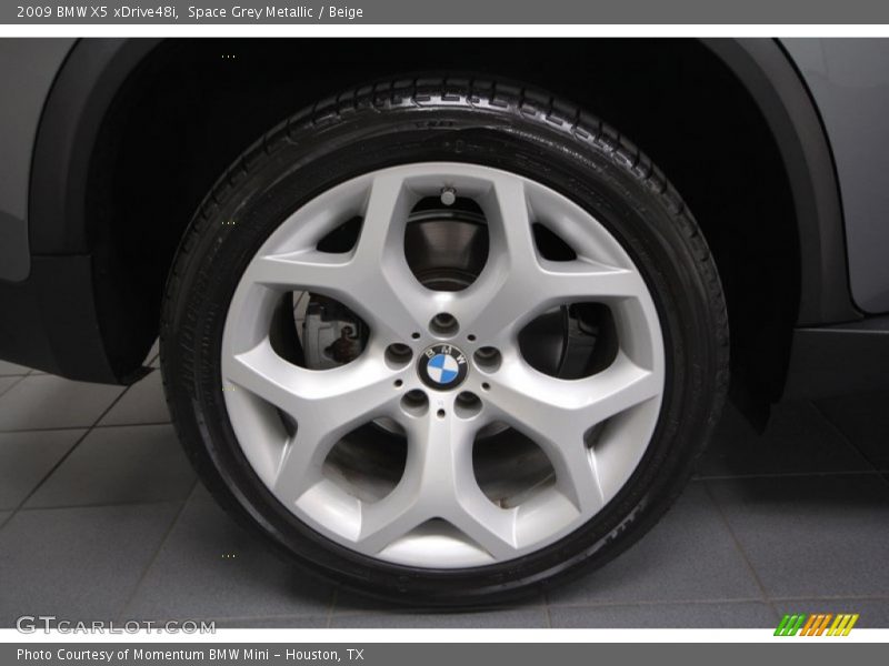 Space Grey Metallic / Beige 2009 BMW X5 xDrive48i