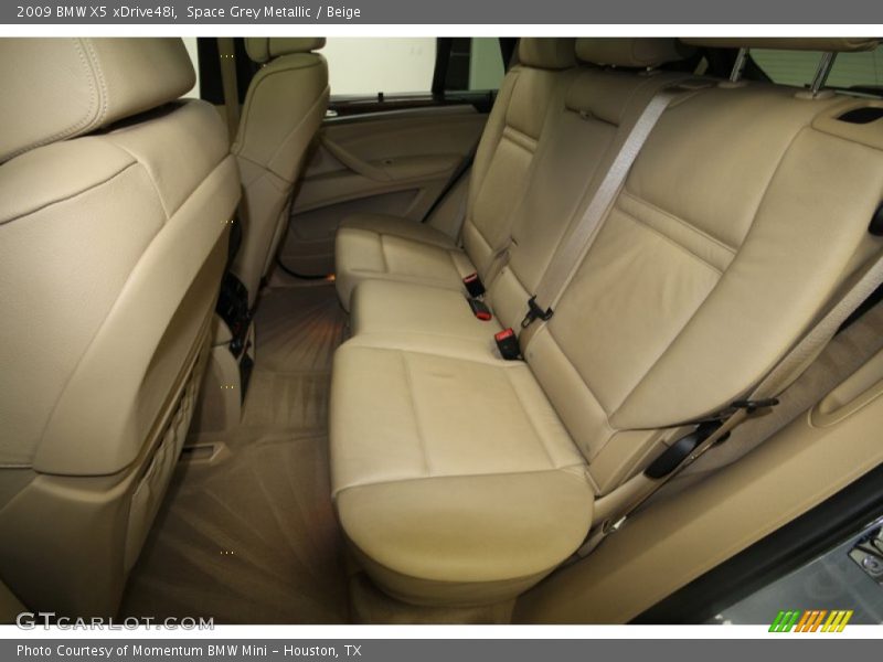 Space Grey Metallic / Beige 2009 BMW X5 xDrive48i