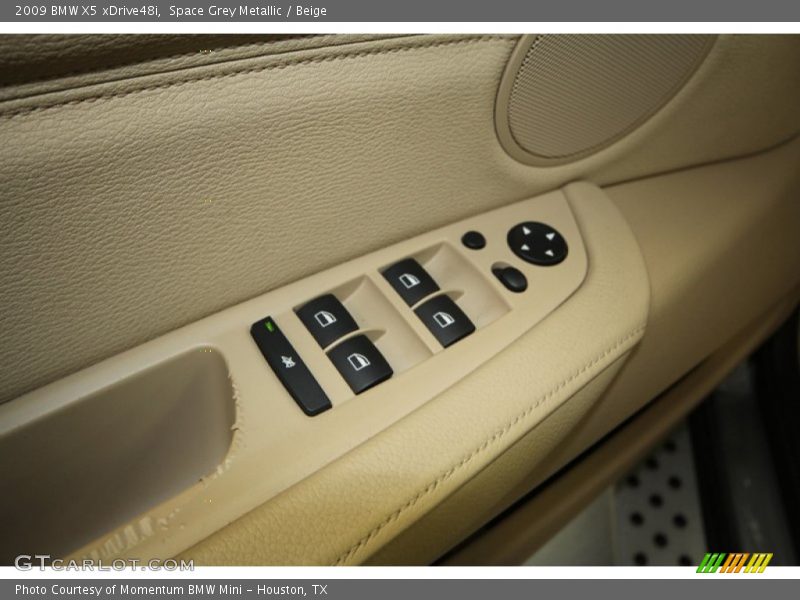 Space Grey Metallic / Beige 2009 BMW X5 xDrive48i