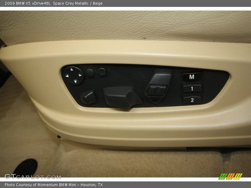 Space Grey Metallic / Beige 2009 BMW X5 xDrive48i