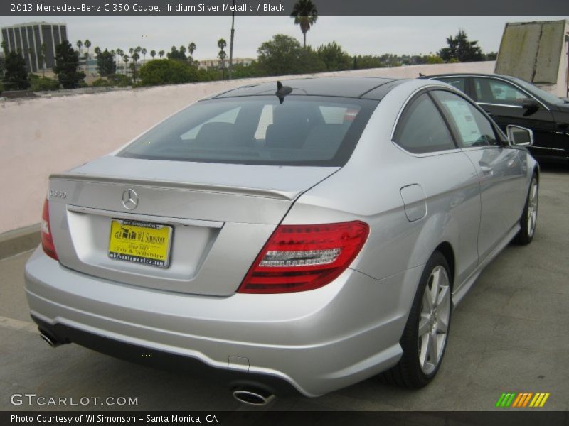 Iridium Silver Metallic / Black 2013 Mercedes-Benz C 350 Coupe