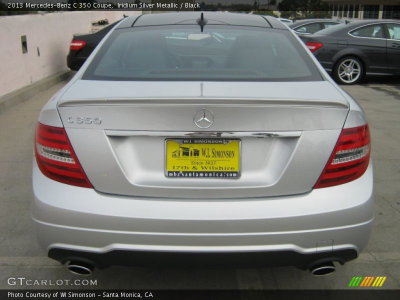 Iridium Silver Metallic / Black 2013 Mercedes-Benz C 350 Coupe