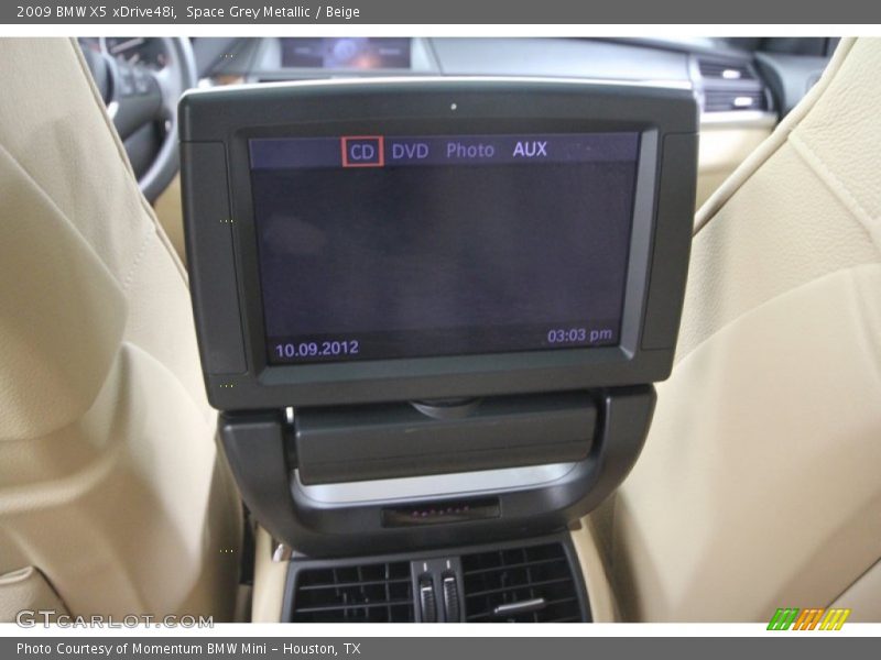 Space Grey Metallic / Beige 2009 BMW X5 xDrive48i