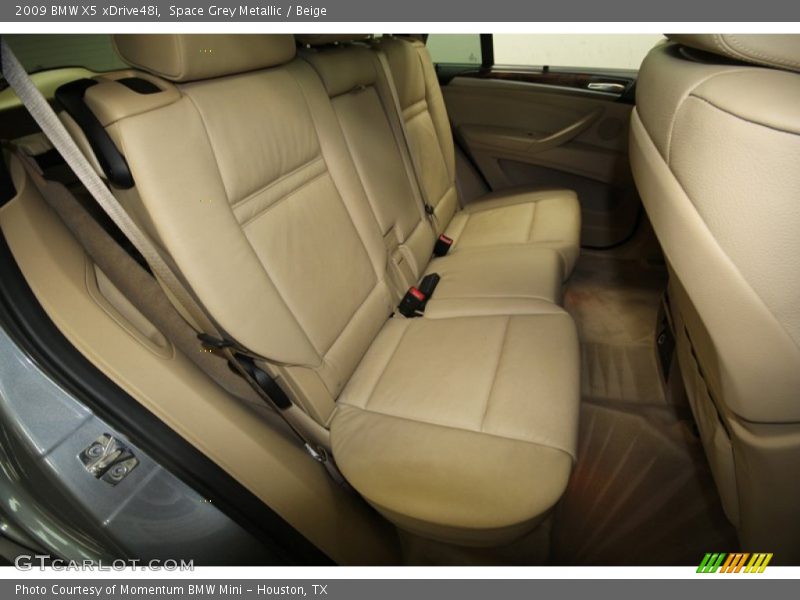 Space Grey Metallic / Beige 2009 BMW X5 xDrive48i