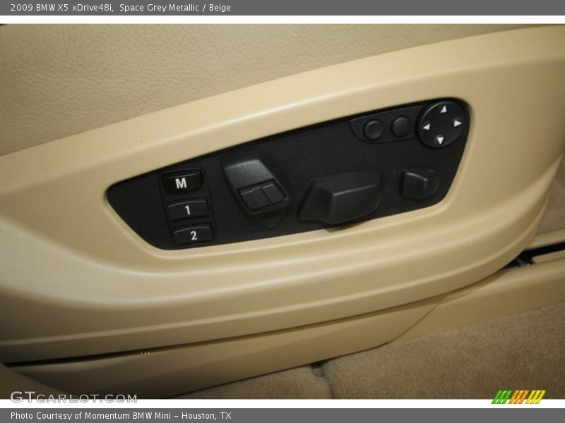 Space Grey Metallic / Beige 2009 BMW X5 xDrive48i