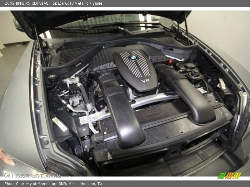Space Grey Metallic / Beige 2009 BMW X5 xDrive48i