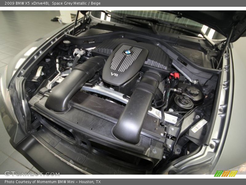 Space Grey Metallic / Beige 2009 BMW X5 xDrive48i