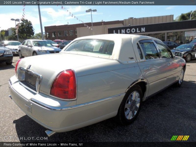 Cashmere Tri-Coat / Light Parchment/Medium Dark Parchment 2005 Lincoln Town Car Signature Limited