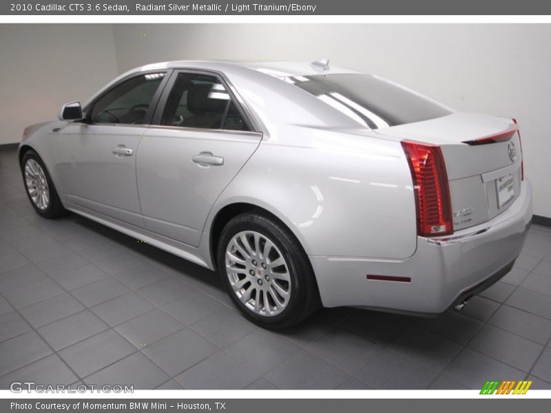 Radiant Silver Metallic / Light Titanium/Ebony 2010 Cadillac CTS 3.6 Sedan