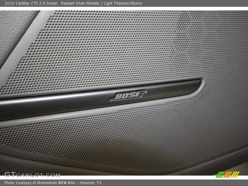 Radiant Silver Metallic / Light Titanium/Ebony 2010 Cadillac CTS 3.6 Sedan