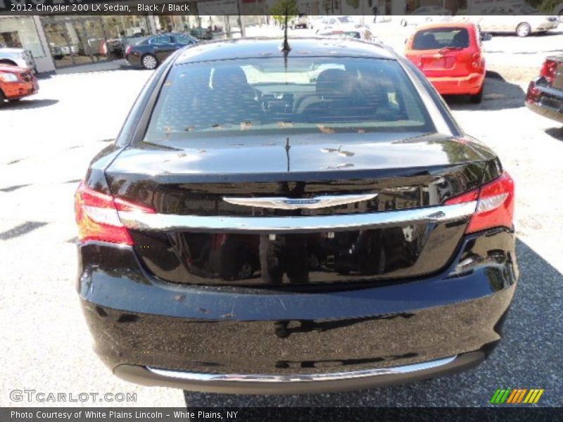 Black / Black 2012 Chrysler 200 LX Sedan