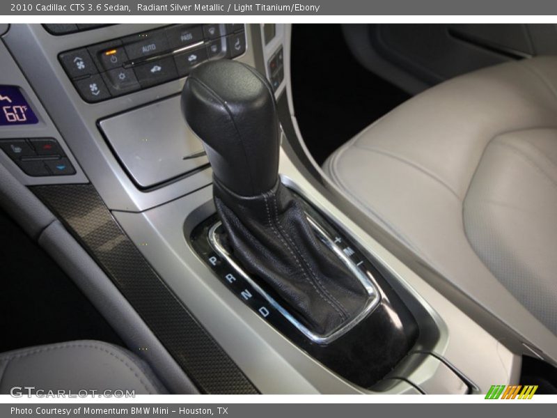 Radiant Silver Metallic / Light Titanium/Ebony 2010 Cadillac CTS 3.6 Sedan