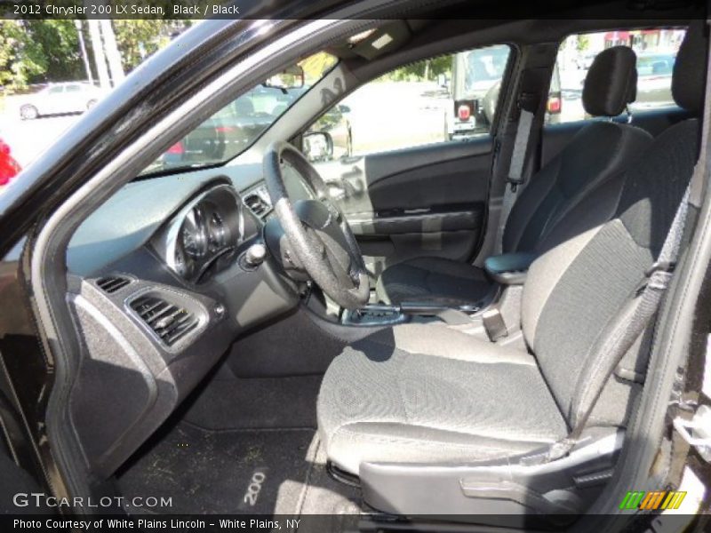 Black / Black 2012 Chrysler 200 LX Sedan