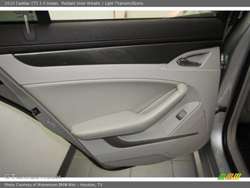 Radiant Silver Metallic / Light Titanium/Ebony 2010 Cadillac CTS 3.6 Sedan
