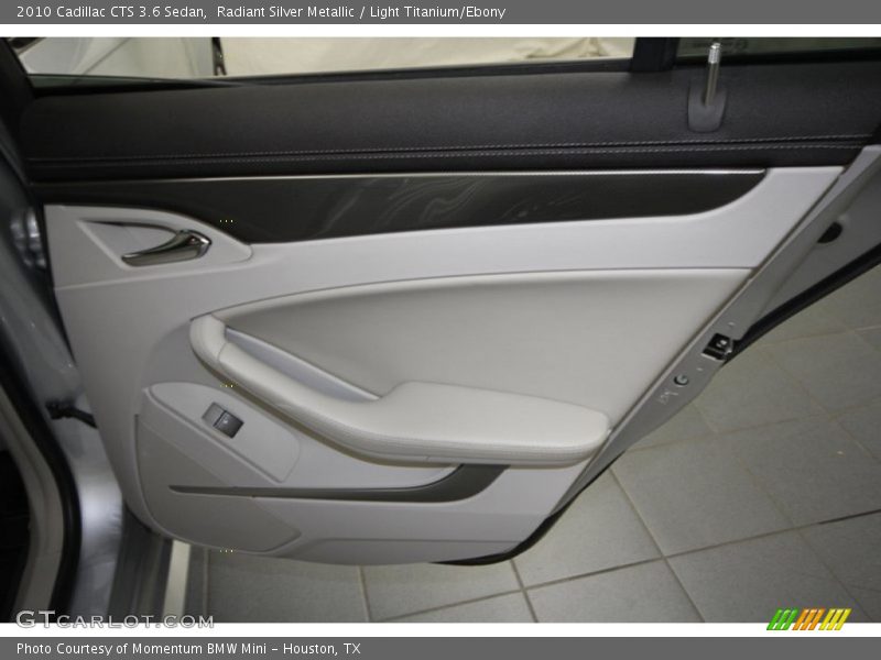 Radiant Silver Metallic / Light Titanium/Ebony 2010 Cadillac CTS 3.6 Sedan