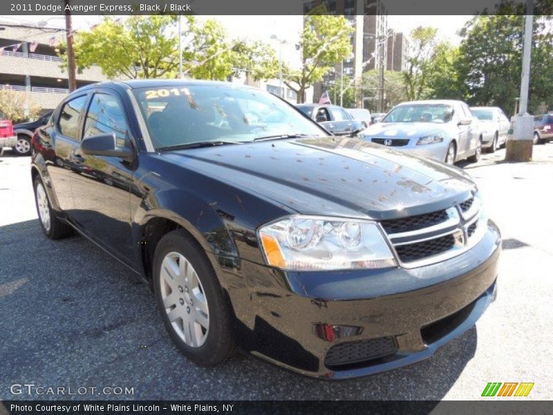 Black / Black 2011 Dodge Avenger Express