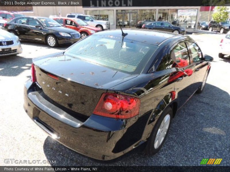 Black / Black 2011 Dodge Avenger Express