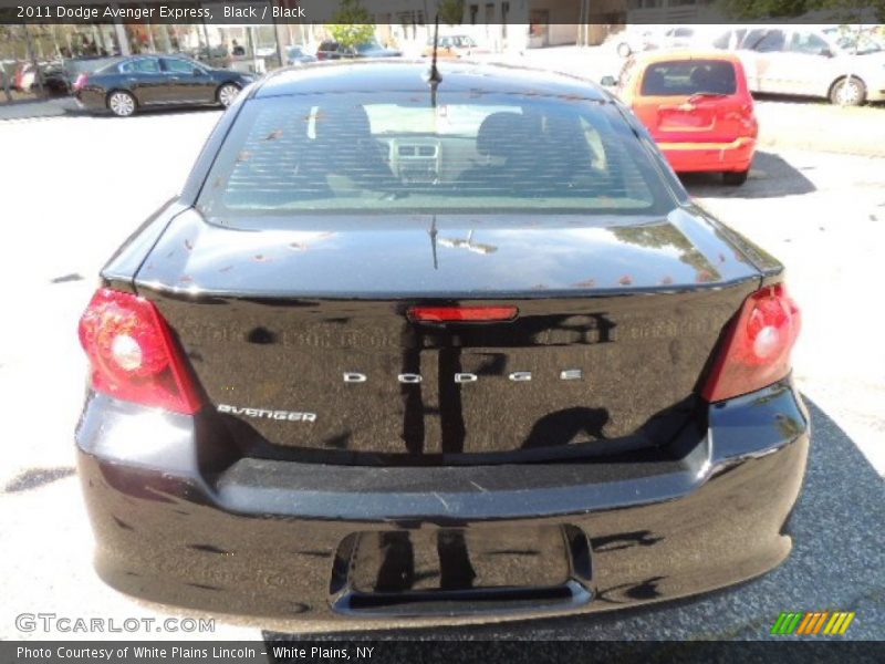 Black / Black 2011 Dodge Avenger Express