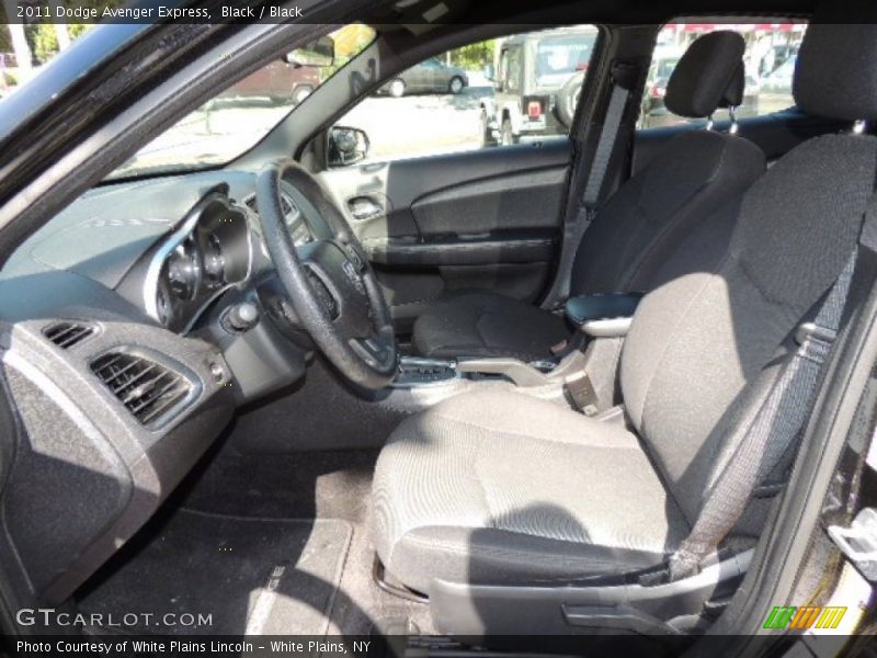 Black / Black 2011 Dodge Avenger Express