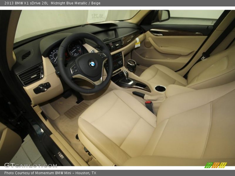  2013 X1 sDrive 28i Beige Interior