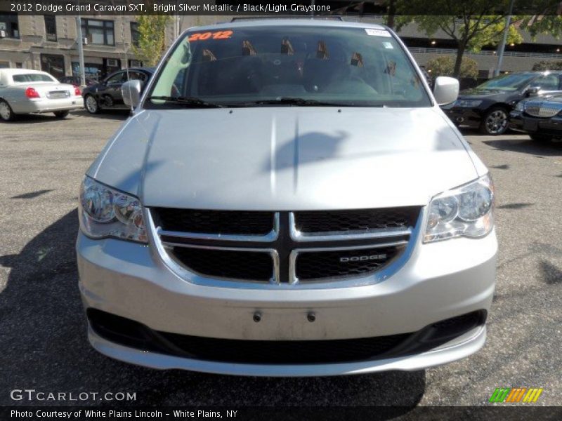 Bright Silver Metallic / Black/Light Graystone 2012 Dodge Grand Caravan SXT