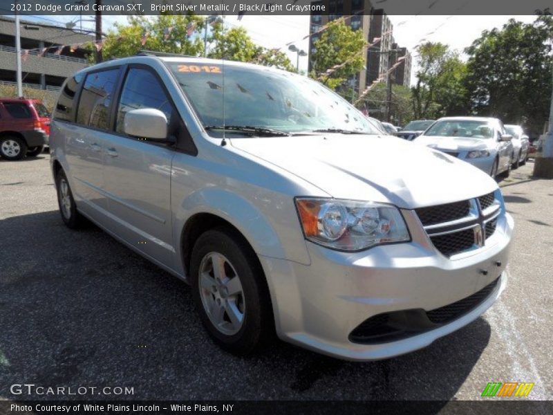 Bright Silver Metallic / Black/Light Graystone 2012 Dodge Grand Caravan SXT