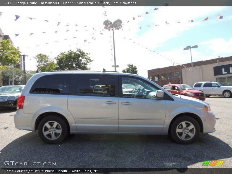 Bright Silver Metallic / Black/Light Graystone 2012 Dodge Grand Caravan SXT