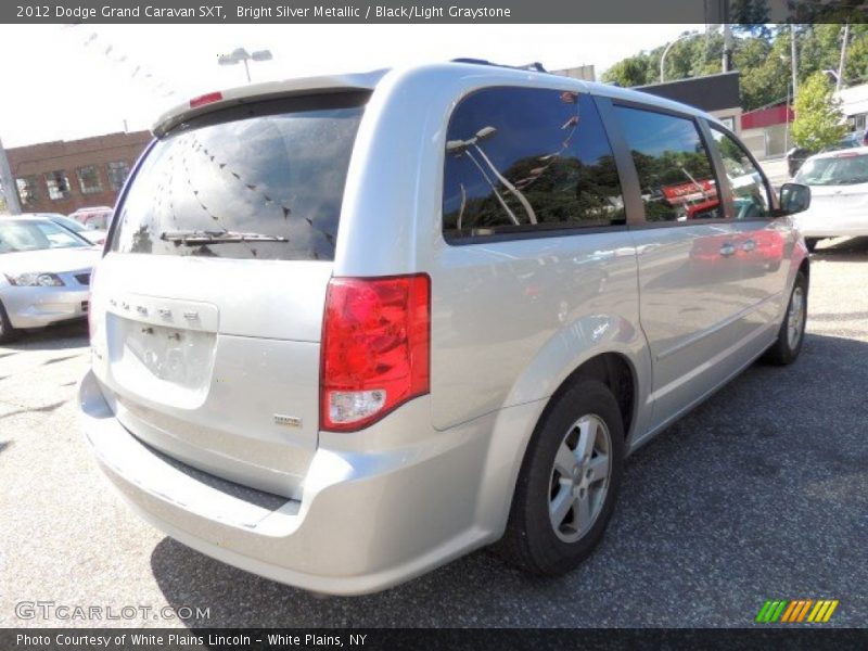 Bright Silver Metallic / Black/Light Graystone 2012 Dodge Grand Caravan SXT