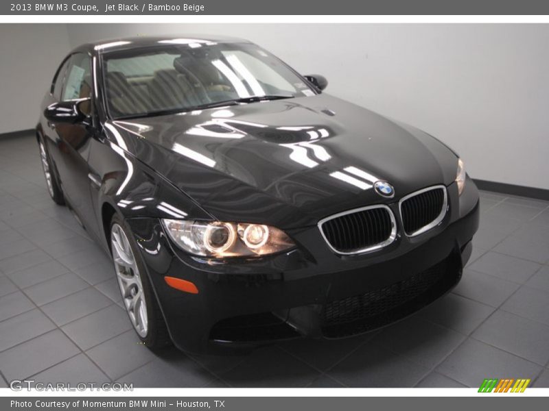 Jet Black / Bamboo Beige 2013 BMW M3 Coupe