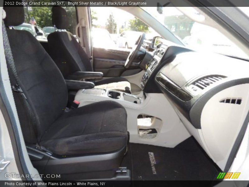 Bright Silver Metallic / Black/Light Graystone 2012 Dodge Grand Caravan SXT