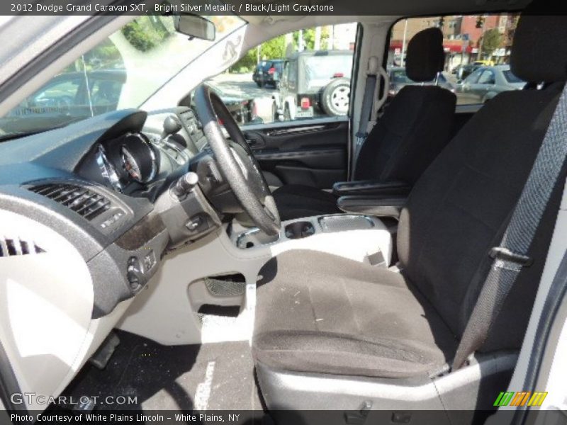 Bright Silver Metallic / Black/Light Graystone 2012 Dodge Grand Caravan SXT