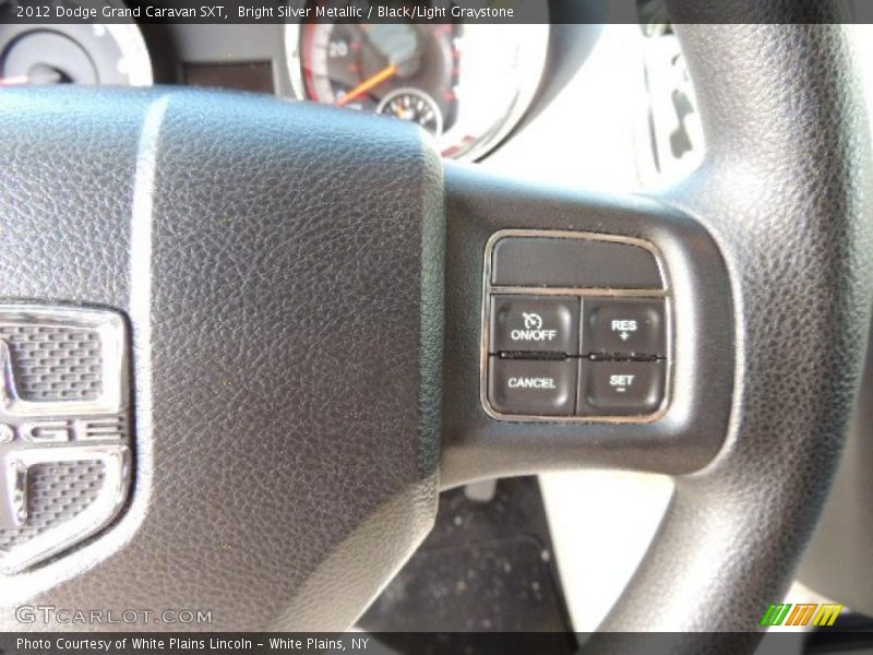 Bright Silver Metallic / Black/Light Graystone 2012 Dodge Grand Caravan SXT