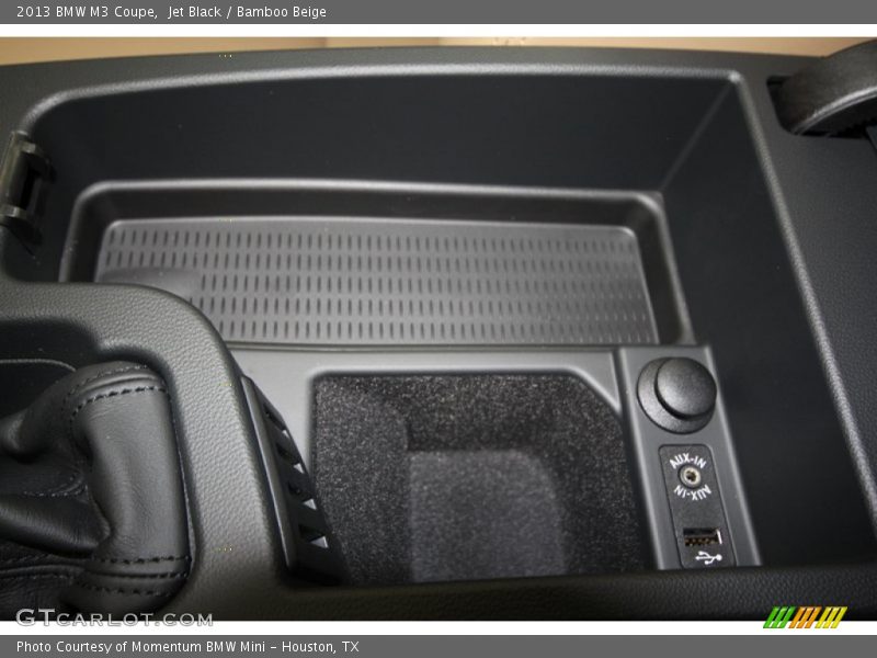 Jet Black / Bamboo Beige 2013 BMW M3 Coupe