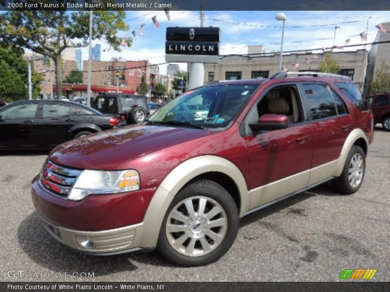 Merlot Metallic / Camel 2008 Ford Taurus X Eddie Bauer
