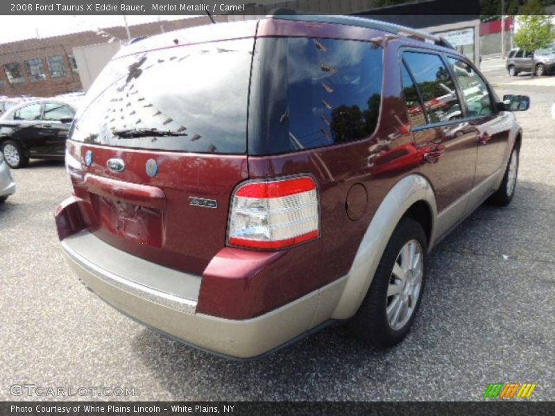 Merlot Metallic / Camel 2008 Ford Taurus X Eddie Bauer
