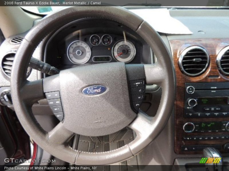 Merlot Metallic / Camel 2008 Ford Taurus X Eddie Bauer