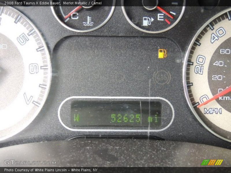Merlot Metallic / Camel 2008 Ford Taurus X Eddie Bauer