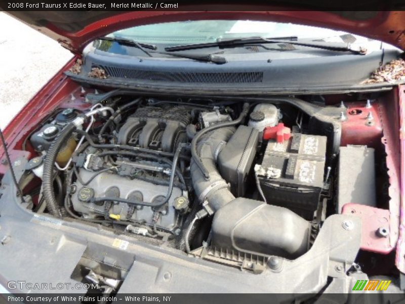 Merlot Metallic / Camel 2008 Ford Taurus X Eddie Bauer