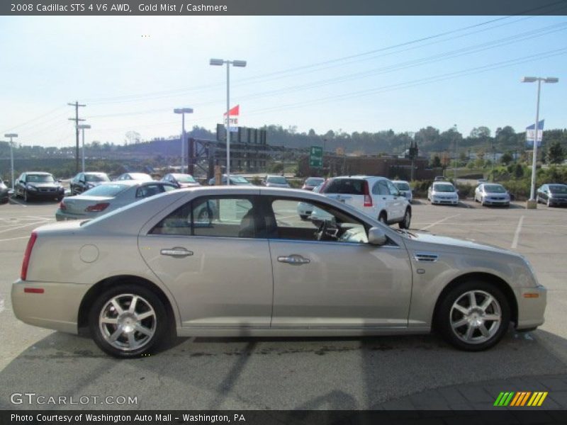 Gold Mist / Cashmere 2008 Cadillac STS 4 V6 AWD