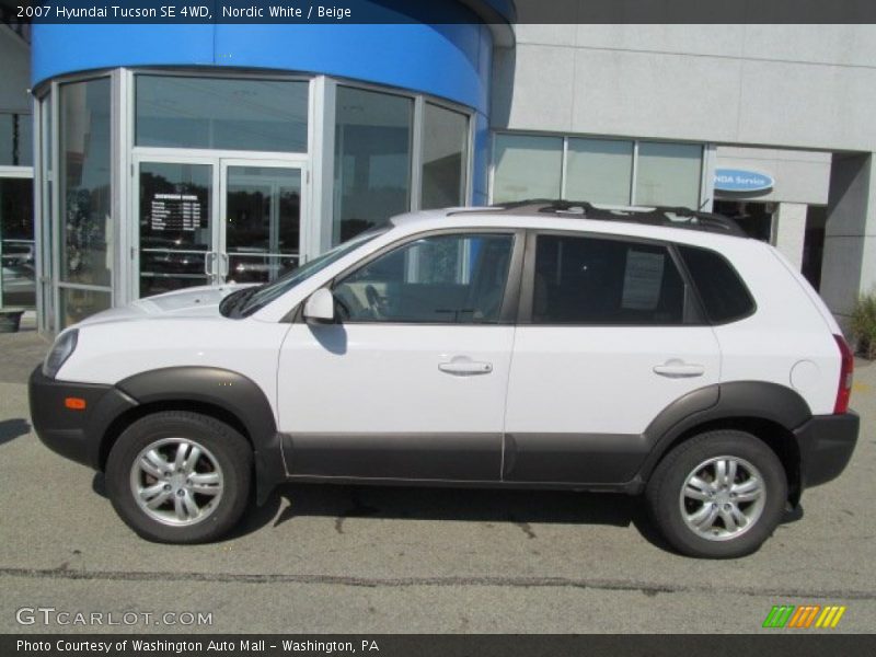  2007 Tucson SE 4WD Nordic White