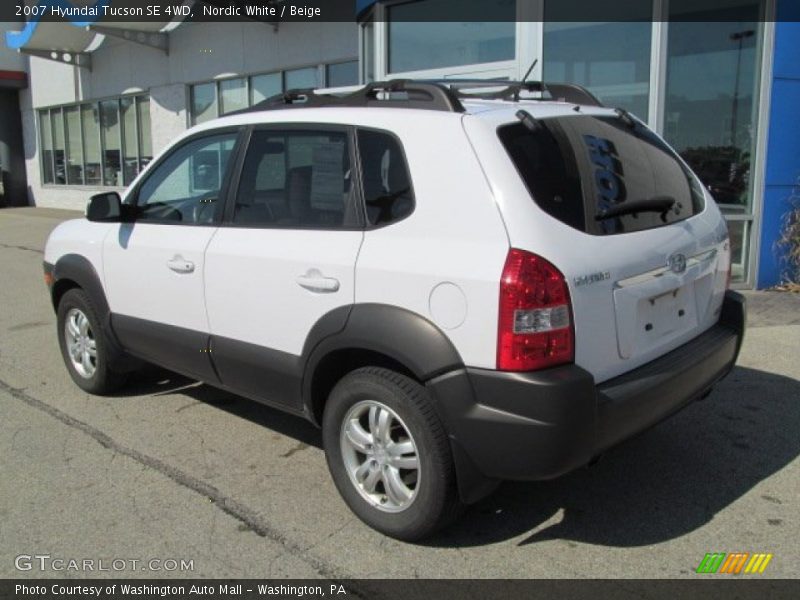  2007 Tucson SE 4WD Nordic White