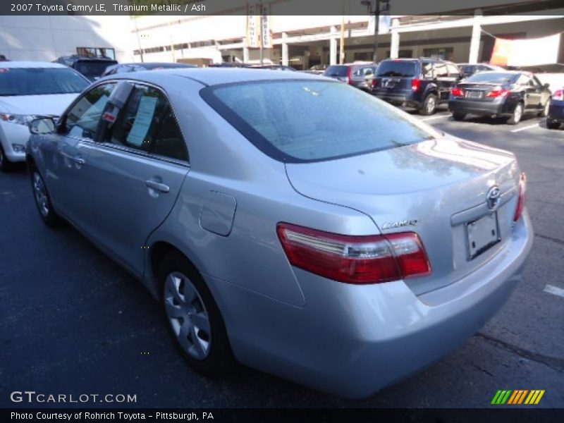 Titanium Metallic / Ash 2007 Toyota Camry LE