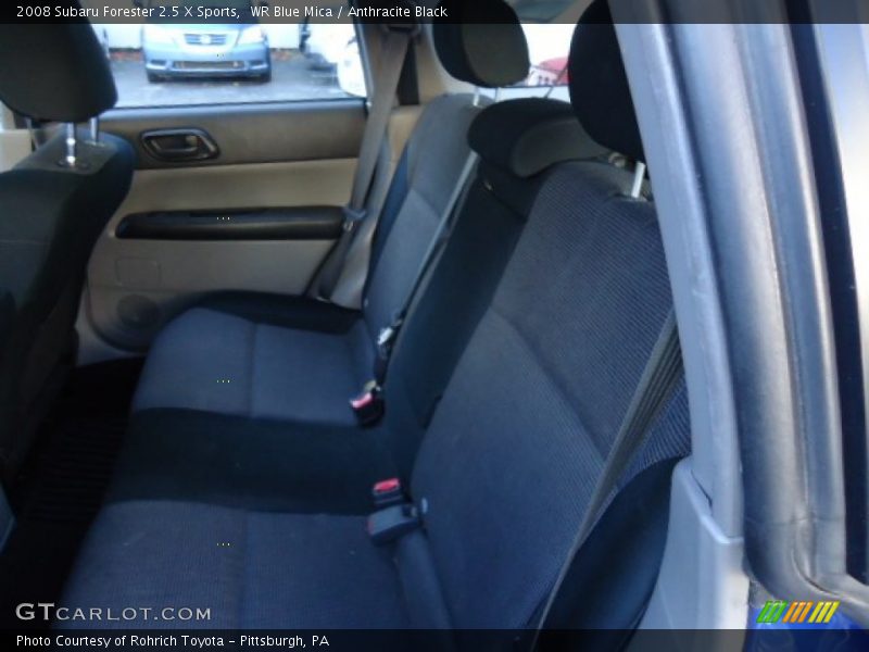 WR Blue Mica / Anthracite Black 2008 Subaru Forester 2.5 X Sports